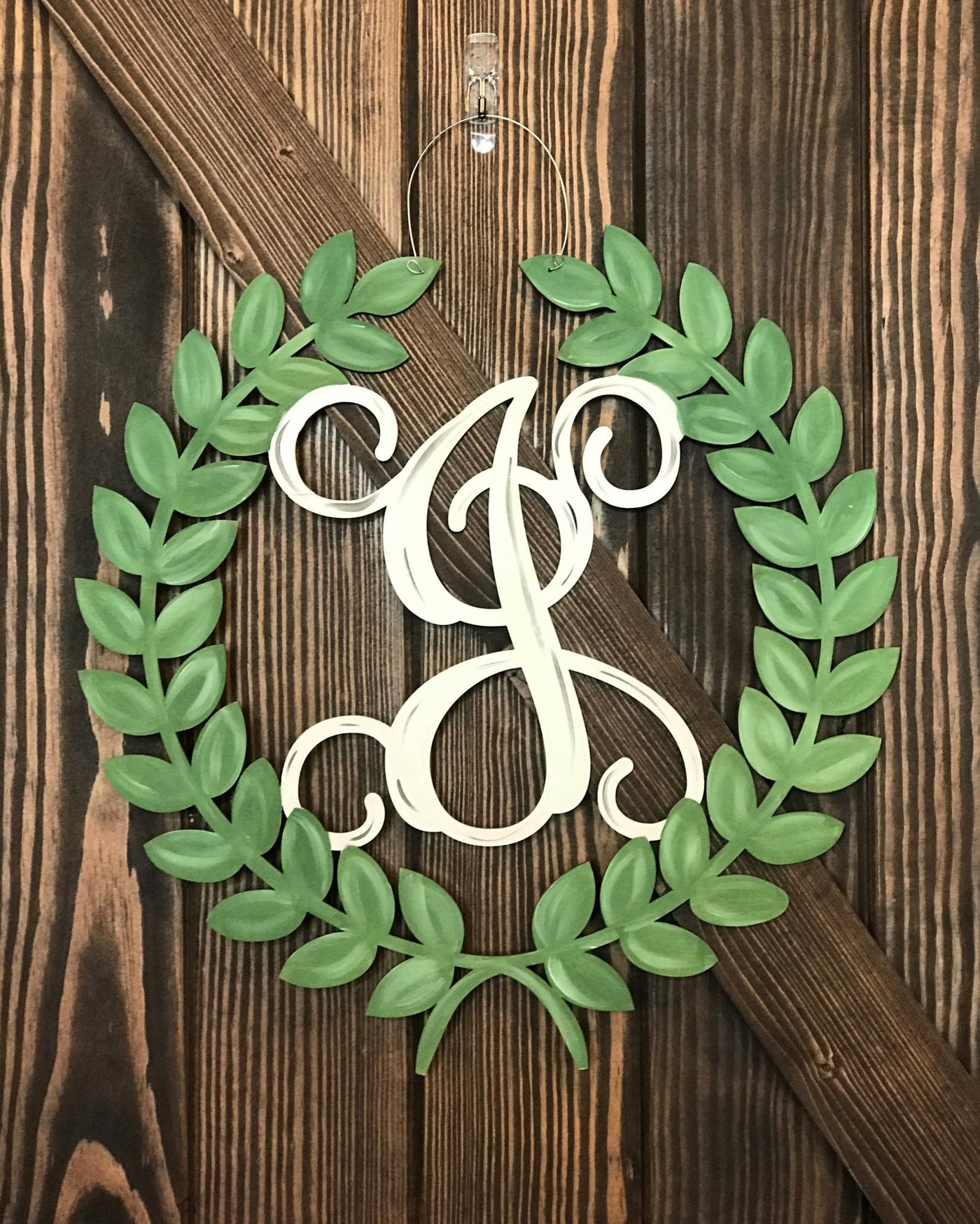 7/13/19 Door Hanger Workshop @ 1:00Pm Wreath With Initial