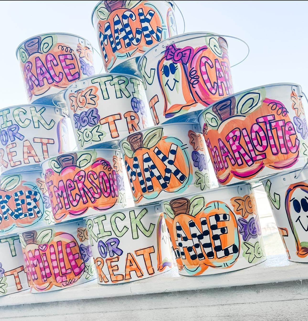 Personalized Candy Bucket Hammer And Stain Inland Empire