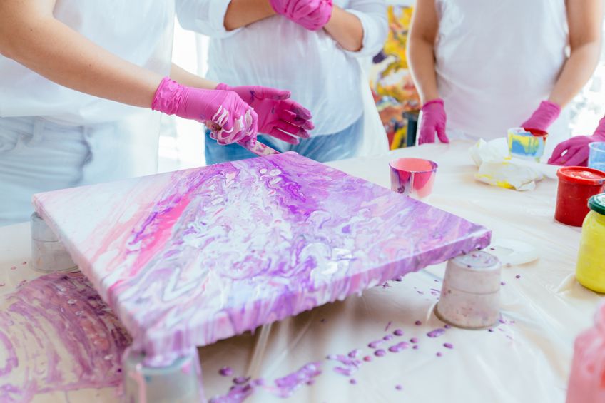 7/29/23 4-5:30pm Youth Workshop: Paint Pouring