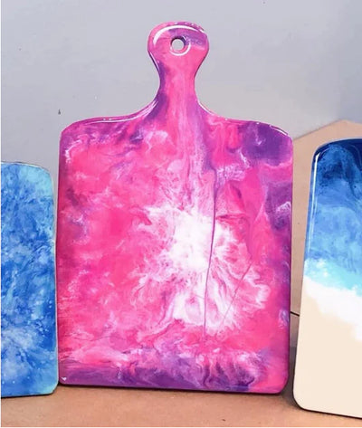 7/14/23 6:00pm Resin & Paint Pouring Workshop