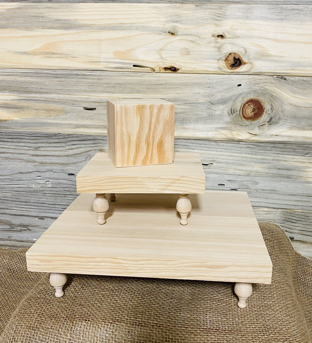 Three TIERED RISER-DIY KIT – Hammer and Stain - Inland Empire