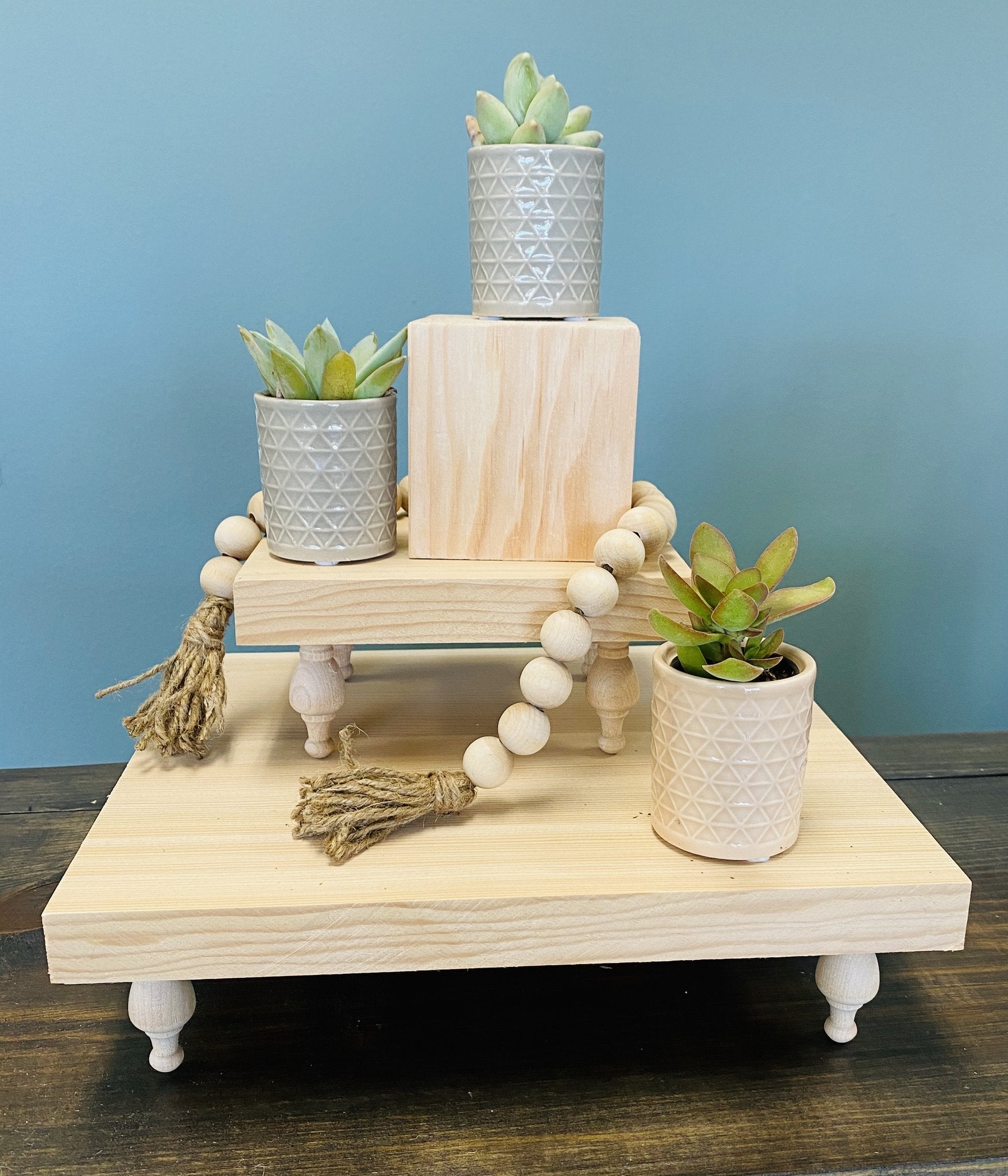 Three TIERED RISER-DIY KIT – Hammer and Stain - Inland Empire