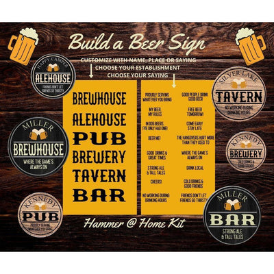 BUILD A BEER SIGN