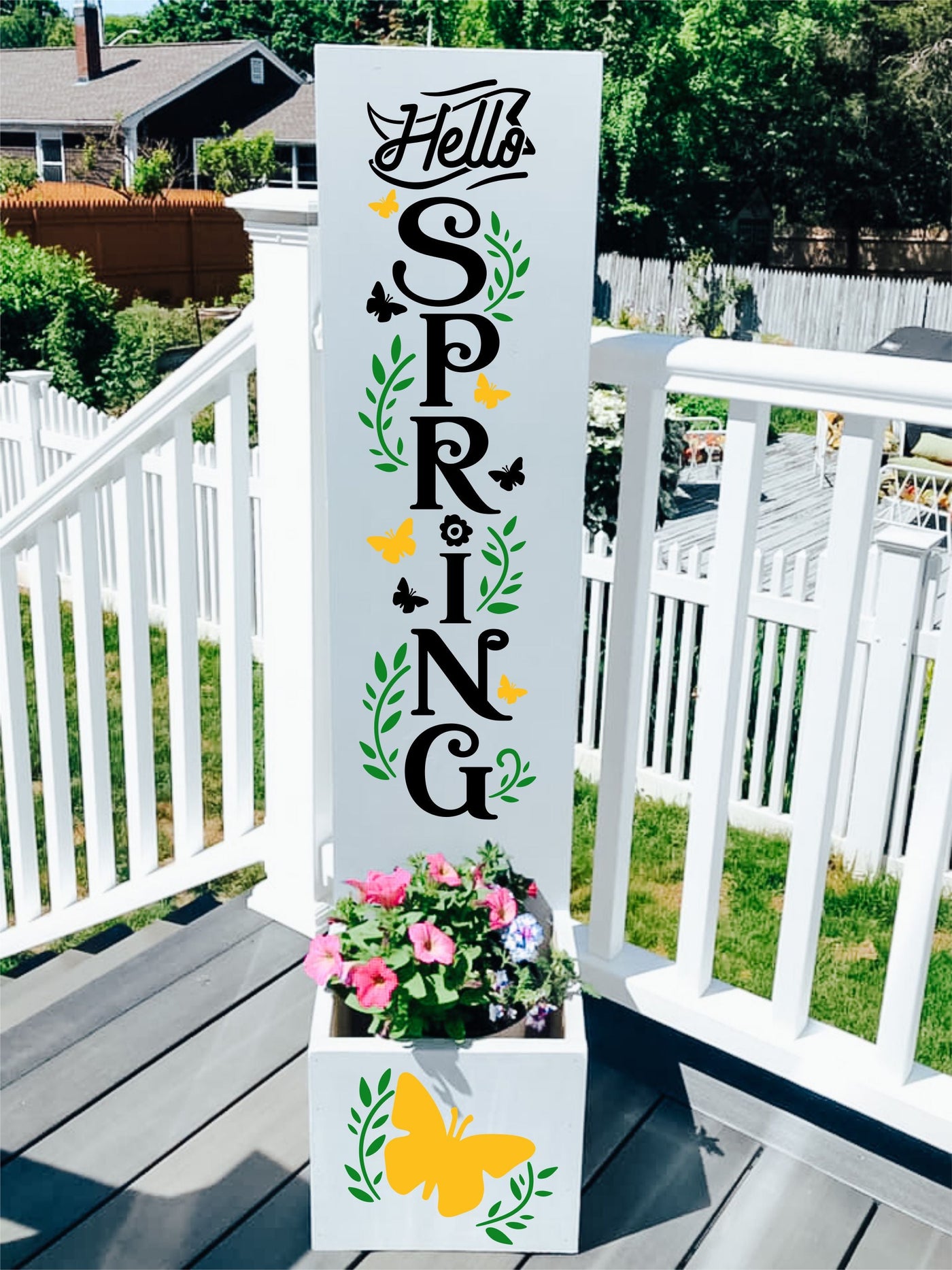 Spring Porch Planters