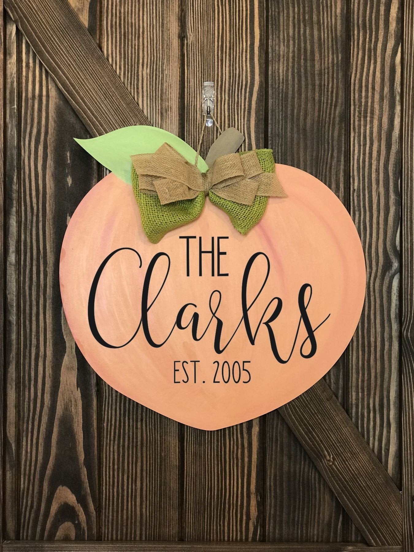 7/13/19 Door Hanger Workshop @ 1:00Pm Peach